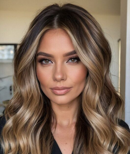 Hair styling and balayage service at Beauty by Shaz Salon Spa