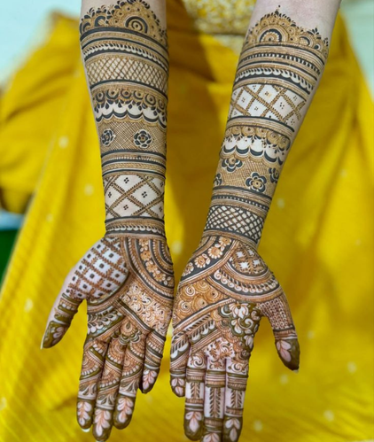 bridal mehndi henna hands