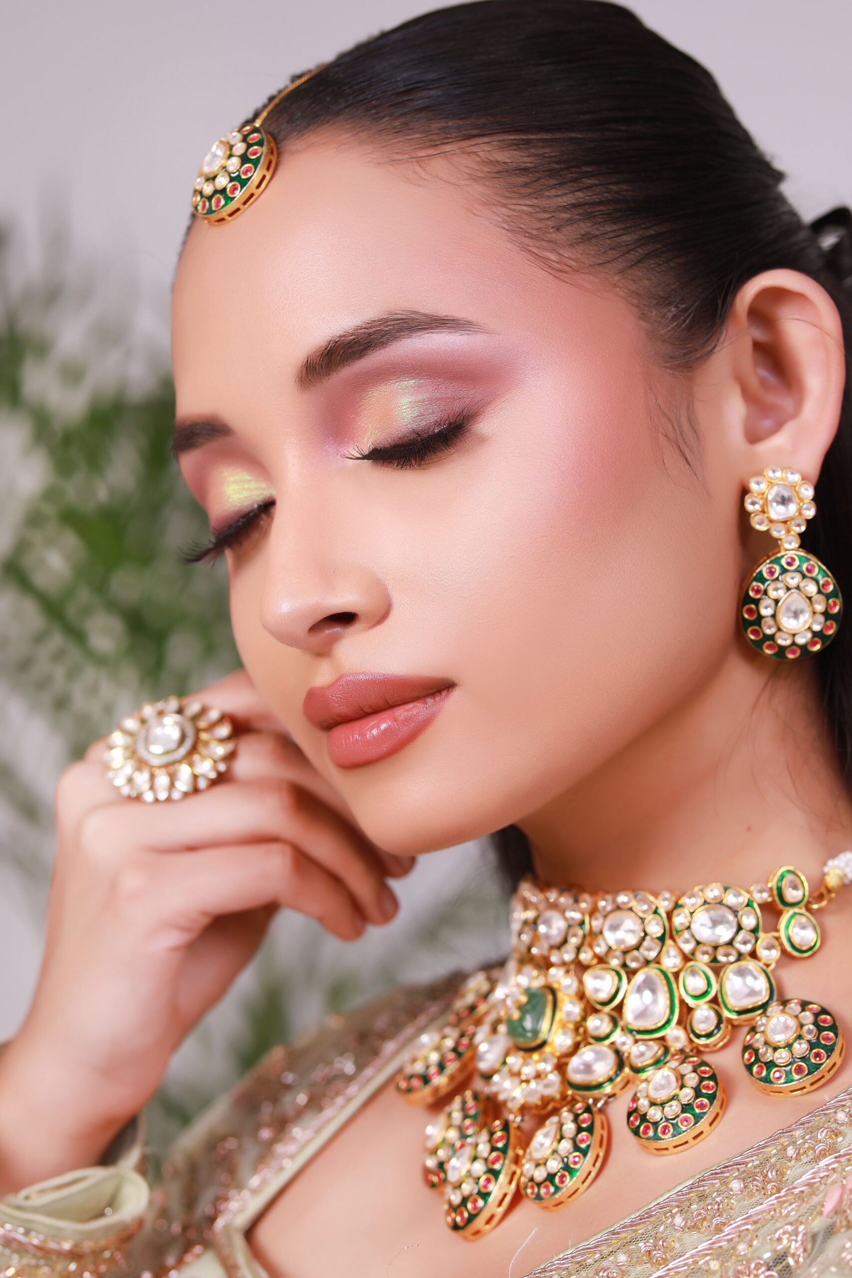 Portrait of a bridal client