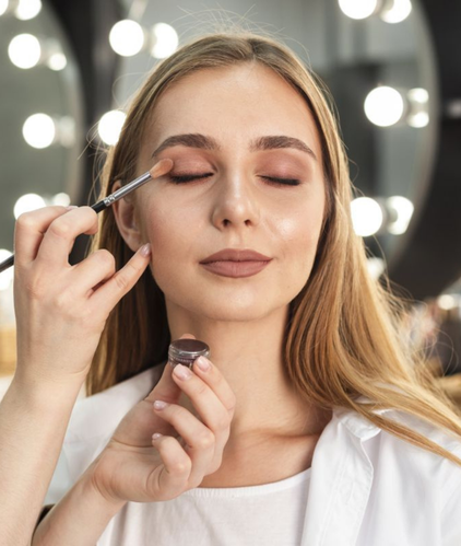 professional party makeup artist woman salon